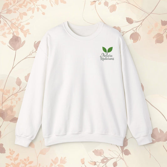 Floral Wreath Leaping Hare Sweatshirt