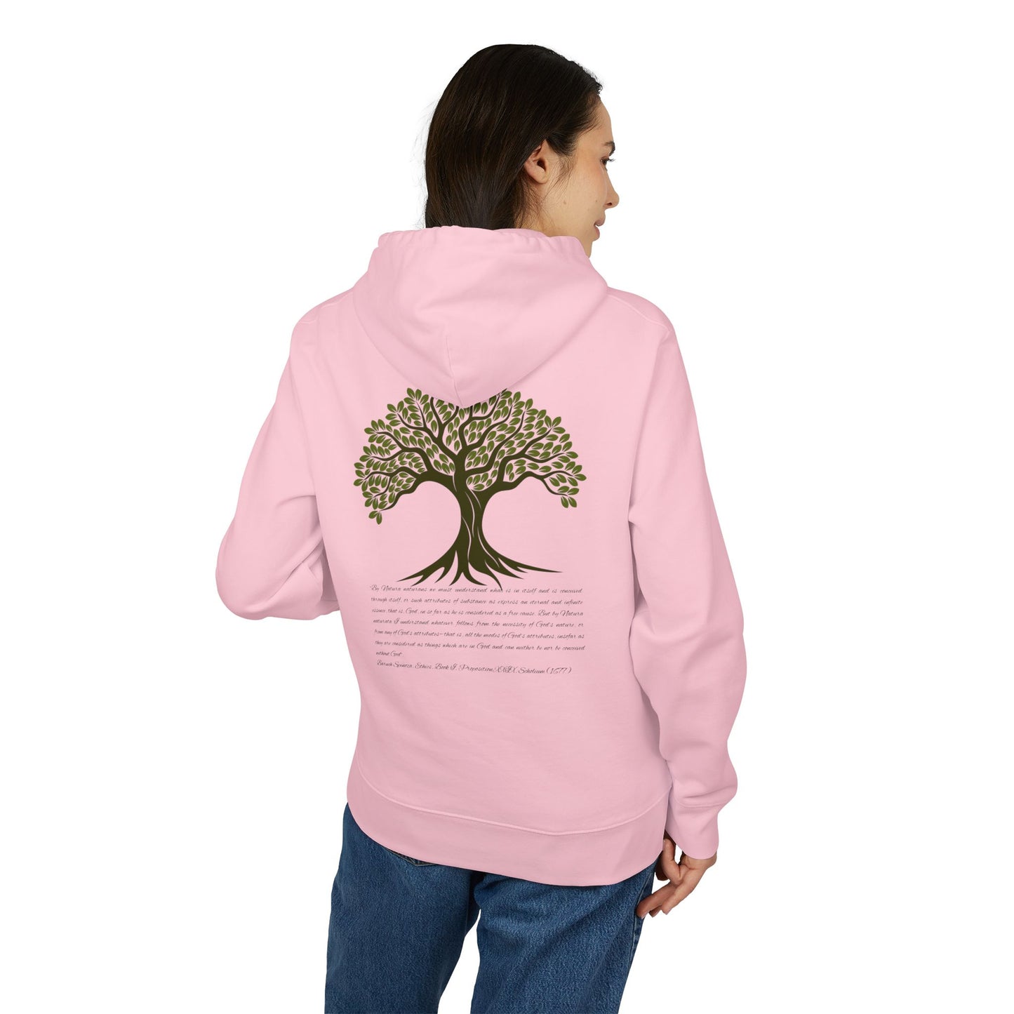 Spinoza Tree Hoodie — Philosophical Quote Sweatshirt