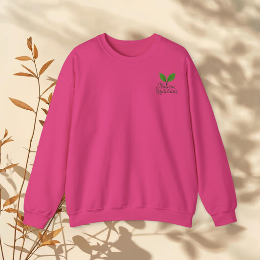 Wind-Inspired Serenity Crewneck Sweatshirt with Quote